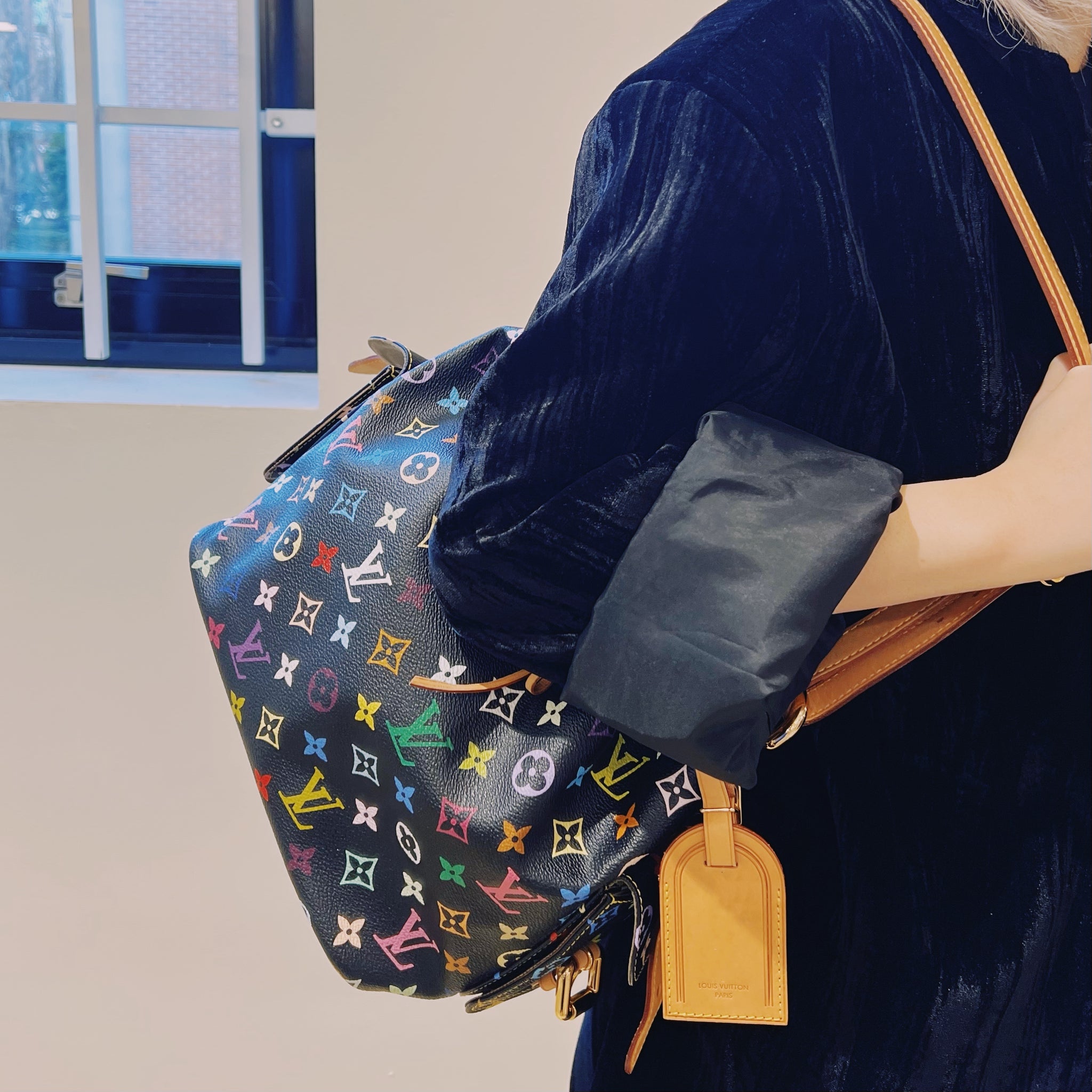 Louis Vuitton Black Monogram Multicolor Petit Noe Bag – Sheer Room