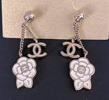 Load image into Gallery viewer, Chanel Camellia earrings
