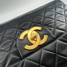 Load image into Gallery viewer, Chanel Vintage Large Logo Classic Flap Bag Maxi TWS POP

