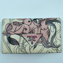 Load image into Gallery viewer, Prada Printed Textured-leather Cardholder
