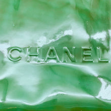 Load image into Gallery viewer, Chanel Green Patent Leather Tote Bag
