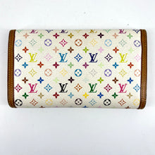 Load image into Gallery viewer, Louis Vuitton White Multicolor monogram wallet
