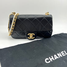 Load image into Gallery viewer, Chanel Pearl chain Classic Flap Mini bag
