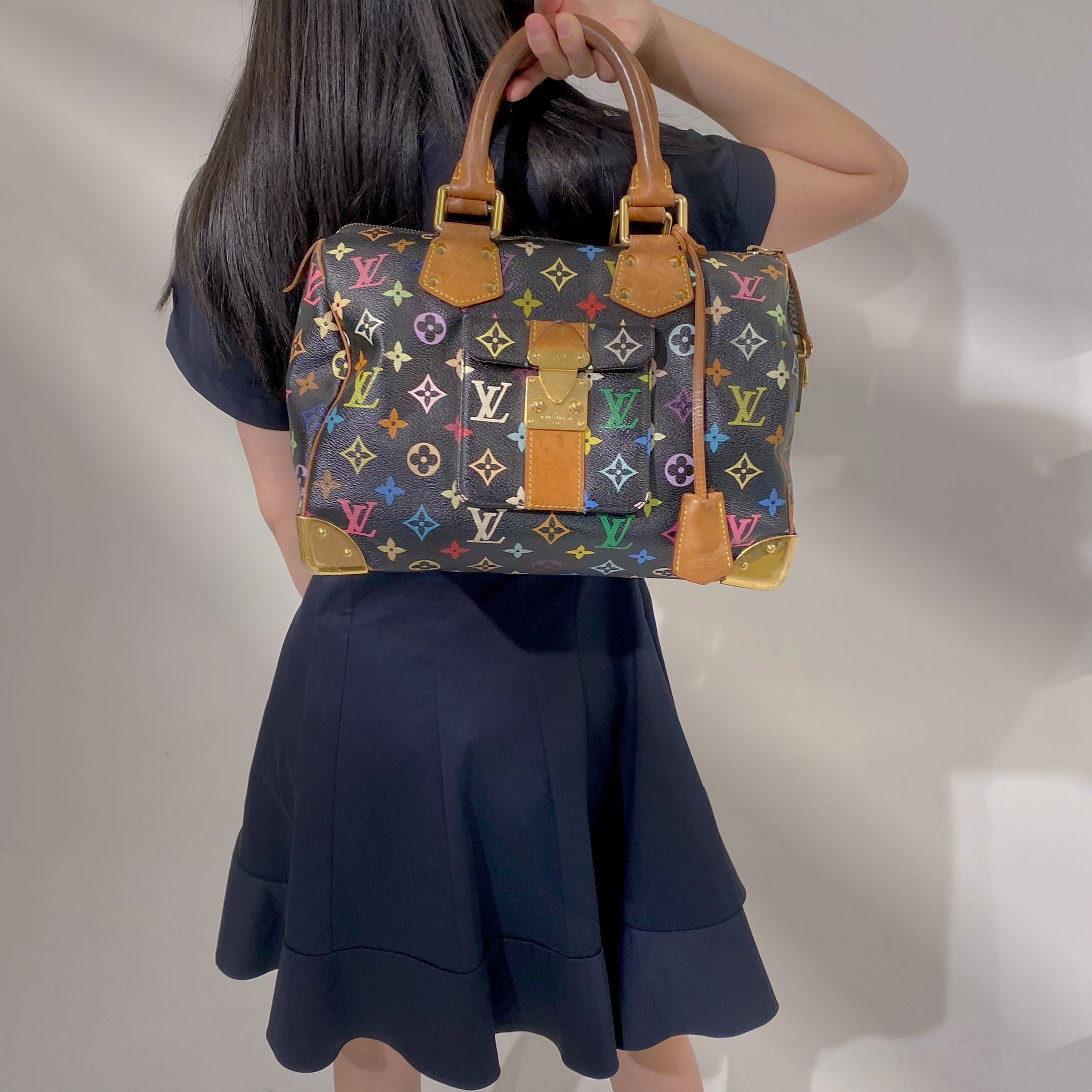 Louis Vuitton Multicolor Monogram Speedy 30 Handbag – Sheer Room