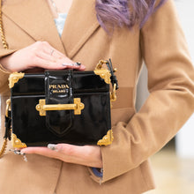 Load image into Gallery viewer, Prada Cahier Patent Leather Shoulder Bag
