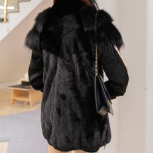 Load image into Gallery viewer, VTO black mink vest
