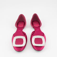 Load image into Gallery viewer, Roger Vivier Pink Ballerine Chips Crystal Flats POP
