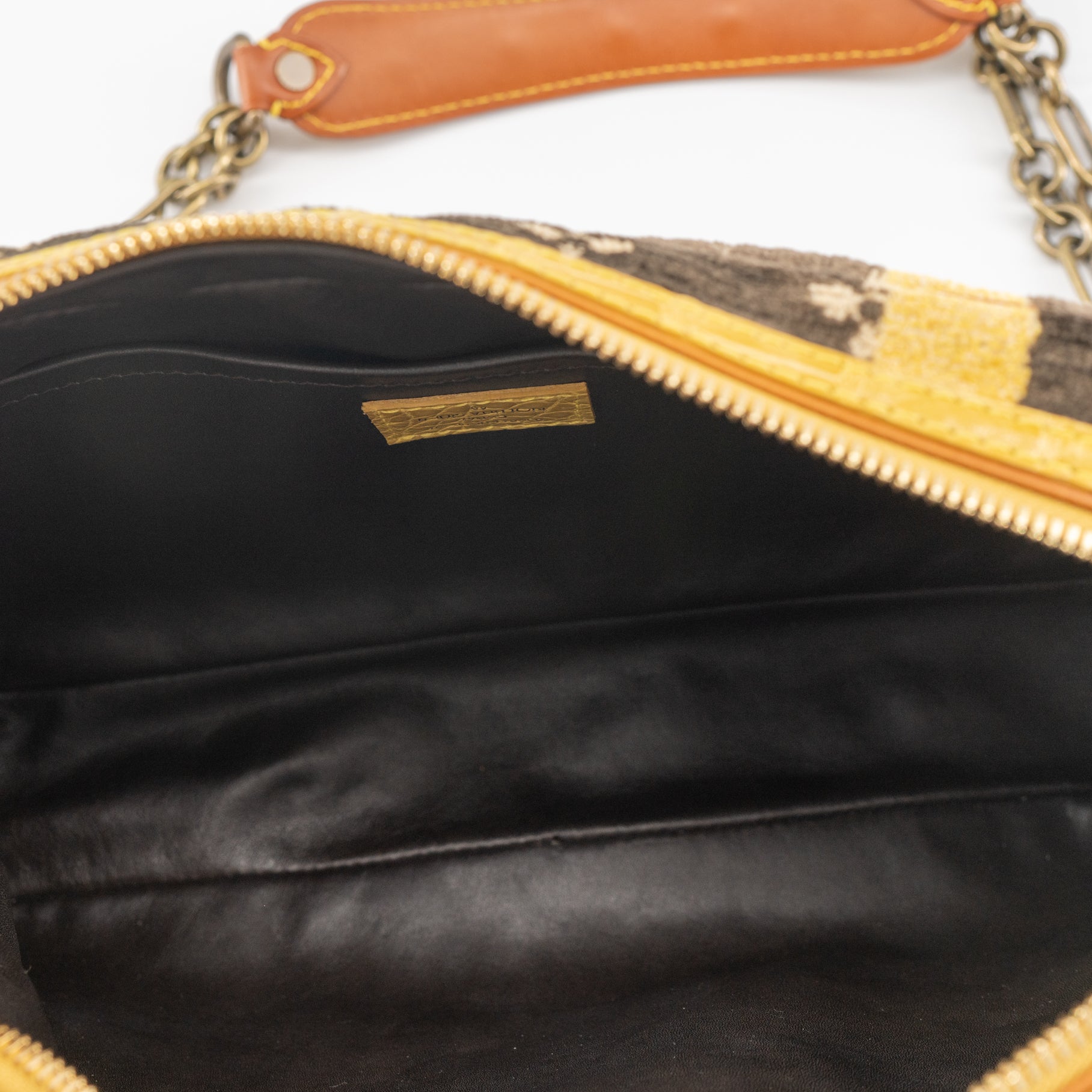 Trompe l'œil velvet handbag Louis Vuitton Multicolour in Velvet - 21043511