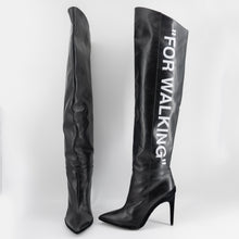 Load image into Gallery viewer, Off White FOR WALKING over knee boots
