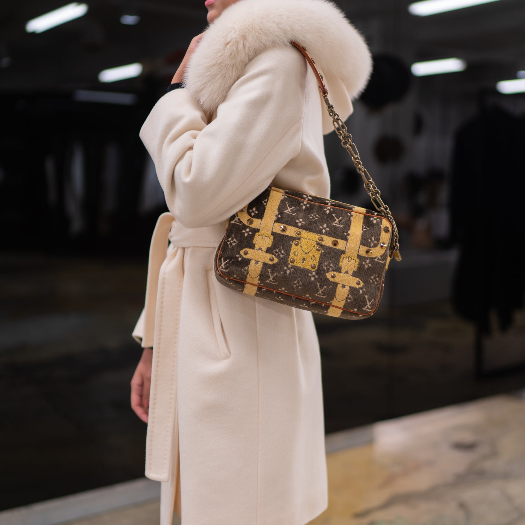 Louis Vuitton TROMPE L'OEIL VELVET HANDBAG – Sheer Room