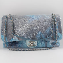 Load image into Gallery viewer, Chanel Sequin Waterfall Classic Flap Maxi Bag
