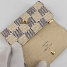 Load image into Gallery viewer, Louis Vuitton Damier Azur key holder
