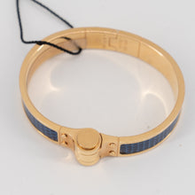 Load image into Gallery viewer, Hermes lizard hinged bracelet
