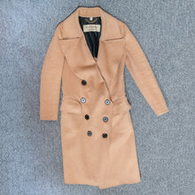 Load image into Gallery viewer, Burberry Camel hair Draped Front Coat
