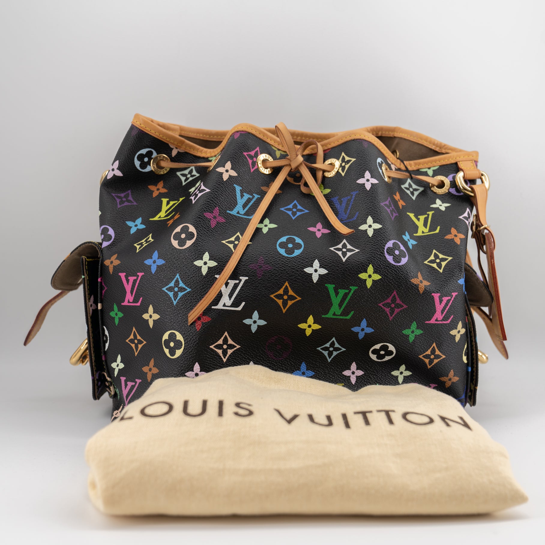 Louis Vuitton Monogram Multicolour Petit Noe Black – STYLISHTOP