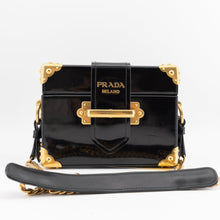 Load image into Gallery viewer, Prada Cahier Patent Leather Shoulder Bag
