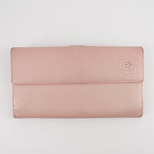 Load image into Gallery viewer, Chanel Butterfly Camellia Bifold Long Wallet Pink POP
