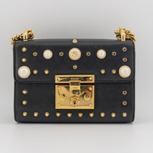 Load image into Gallery viewer, GUCCI Small Pearl Studded Padlock Shoulder Bag
