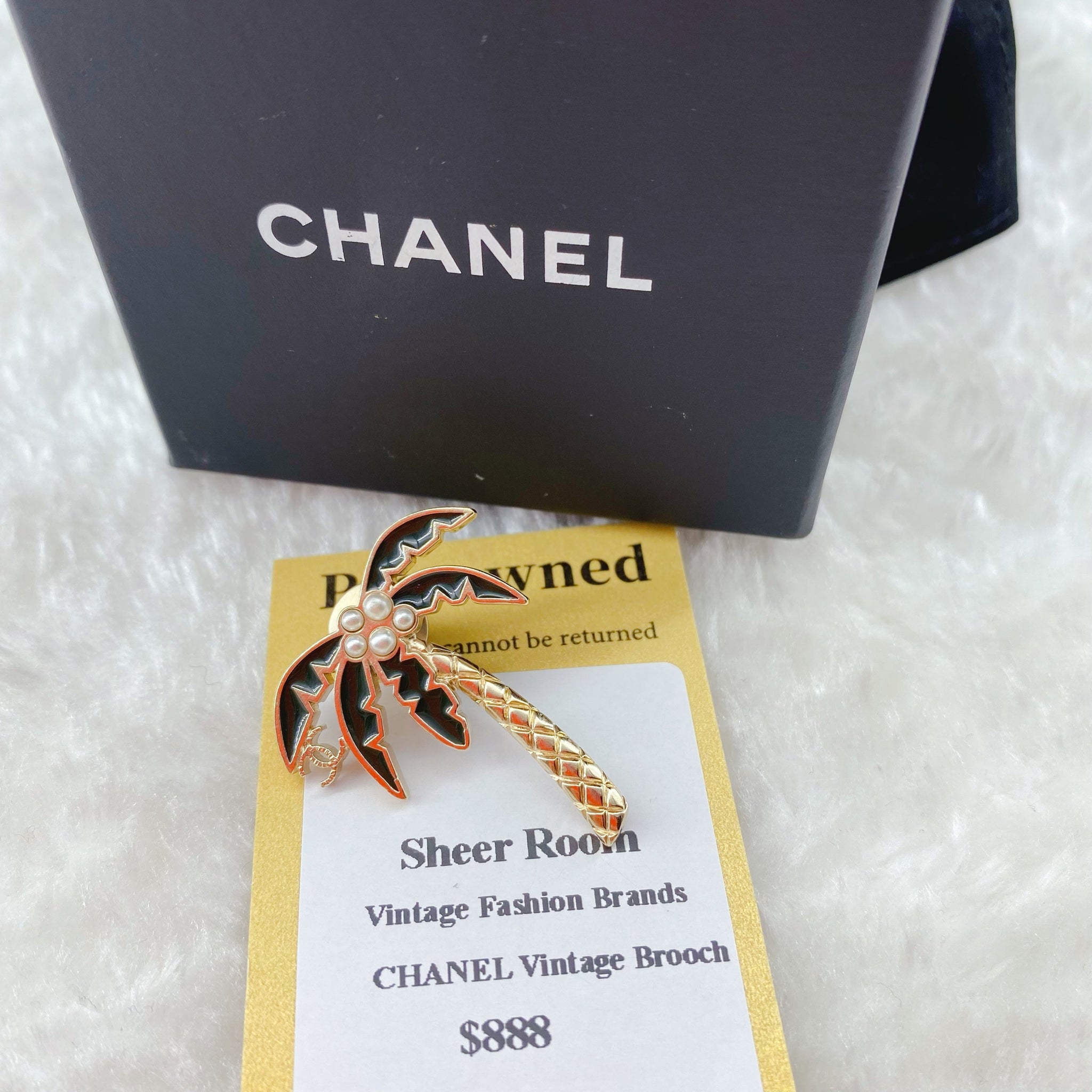 Chanel Coconut Tree Brooch – Sheer Room