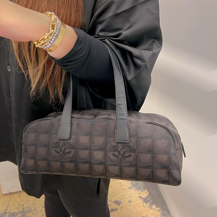 Chanel mini boston handbag