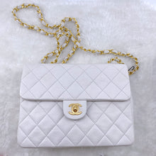 Load image into Gallery viewer, Chanel Pure White Mini Flap Bag

