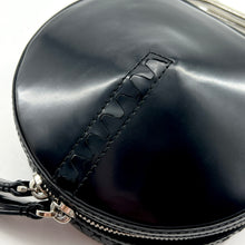 Load image into Gallery viewer, 3.1 Phillip Lim Black Alix Circle Leather Clutch
