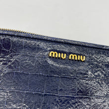 Load image into Gallery viewer, Miu Miu Blue Crocodile Handbag TWS
