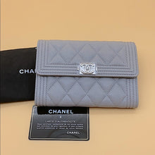 Load image into Gallery viewer, CHANEL leather wallet
