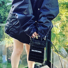 Load image into Gallery viewer, BALENCIAGA SHOPPING PHONE HOLDER leather bag
