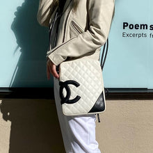 Load image into Gallery viewer, CHANEL combon crossbody leather bag
