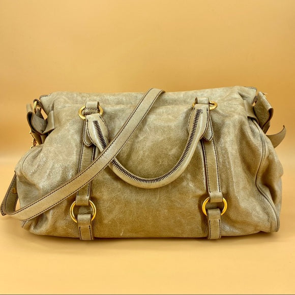 Miu Miu Bow leather two-way bag – Sheer Room