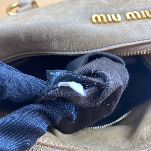 バッグ miumiu archive leather ribbon bag 2way Miu Miu Bow leather two-way bag – Sheer Room