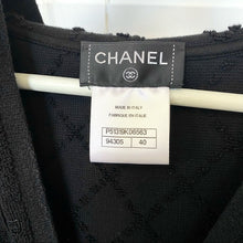 Load image into Gallery viewer, CHANEL black sport dress
