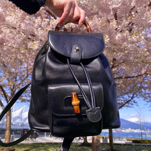 Load image into Gallery viewer, GUCCI mini bamboo leather backpack
