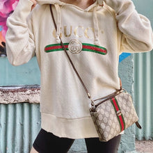 Load image into Gallery viewer, GUCCI&#39;S VINTAGE LOGO HOODIE limited edition
