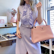 Load image into Gallery viewer, MIU MIU lavender Sleeveless shirt TWS
