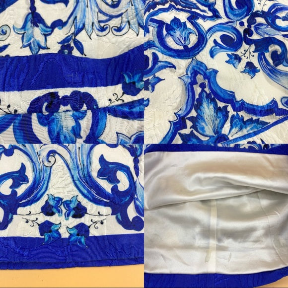 DOLCE & GABBANA Majolica print skirt set – Sheer Room