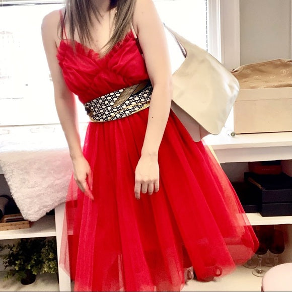 MSGM red dress Tws POP