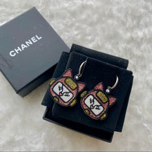 Load image into Gallery viewer, CHANEL Robot Cat 2017SS limited edition earrings
