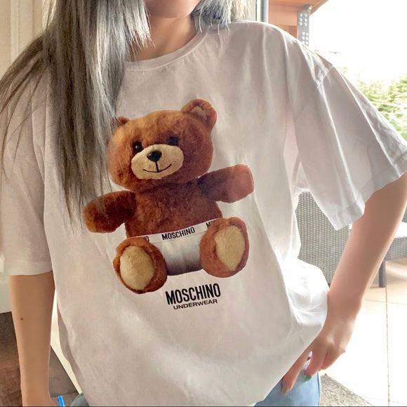 MOSCHINO underwear series bear T-shirt