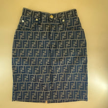 Load image into Gallery viewer, FENDI classic FF logo skirt
