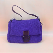 Load image into Gallery viewer, FENDI Wool Mamma baguette Shoulder bag
