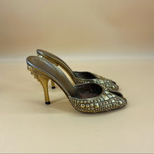 Load image into Gallery viewer, GUCCI Golden studded sandals
