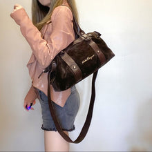 Load image into Gallery viewer, FERRAGAMO vintage two-way leather bag
