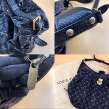 Load image into Gallery viewer, LOUIS VUITTON Denim Mahina XS Black
