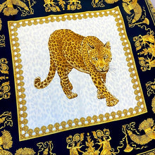 Load image into Gallery viewer, VERSACE 100%silk leopard dress TWS
