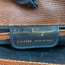 Load image into Gallery viewer, Salvatore Ferragamo vintage clutch/ crossbody bag
