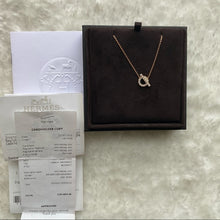 Load image into Gallery viewer, HERMES Finesse pendant 750gold&amp;diamond necklace
