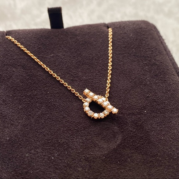 HERMES Finesse pendant 750gold&diamond necklace – Sheer Room HERMES Finesse pendant 750gold&diamond necklace – Sheer Room