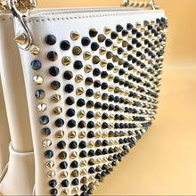 Load image into Gallery viewer, Christian Louboutin rivet leather bag TWS
